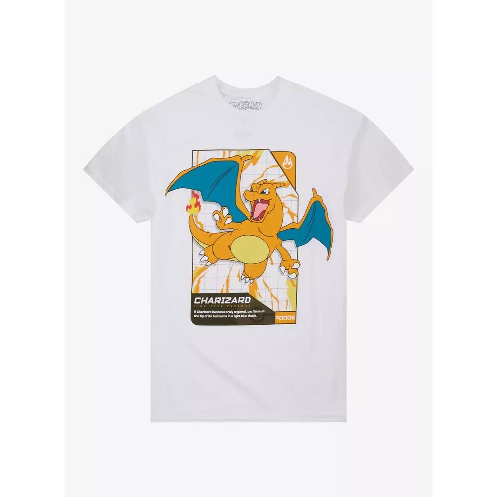 Pokémon Charizard Stats T-Shirt